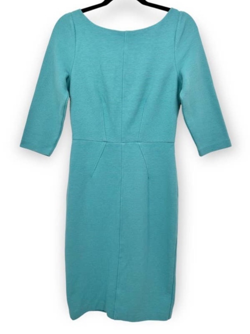 Boden Aurelia Ottoman Sheath Dress Mint Green Blue Size 2 - Picture 3 of 10